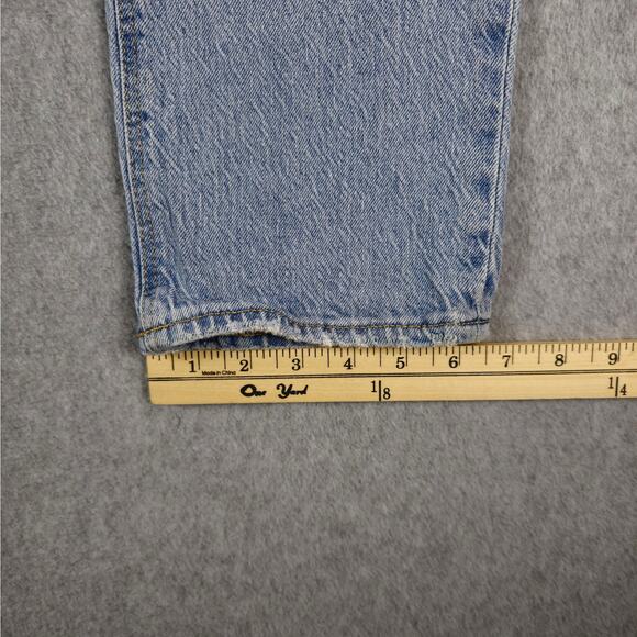 Old Navy Jeans Womens Size 4 High Rise Slouchy Straight Button Fly 29" Waist - Picture 14 of 16